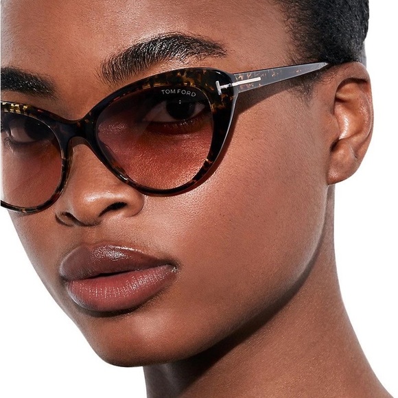 NEW TOM FORD HARLOW TF869 52F WOMEN CAT EYE SUNGLASSES TOM FORD FT0869/S - Picture 3 of 9